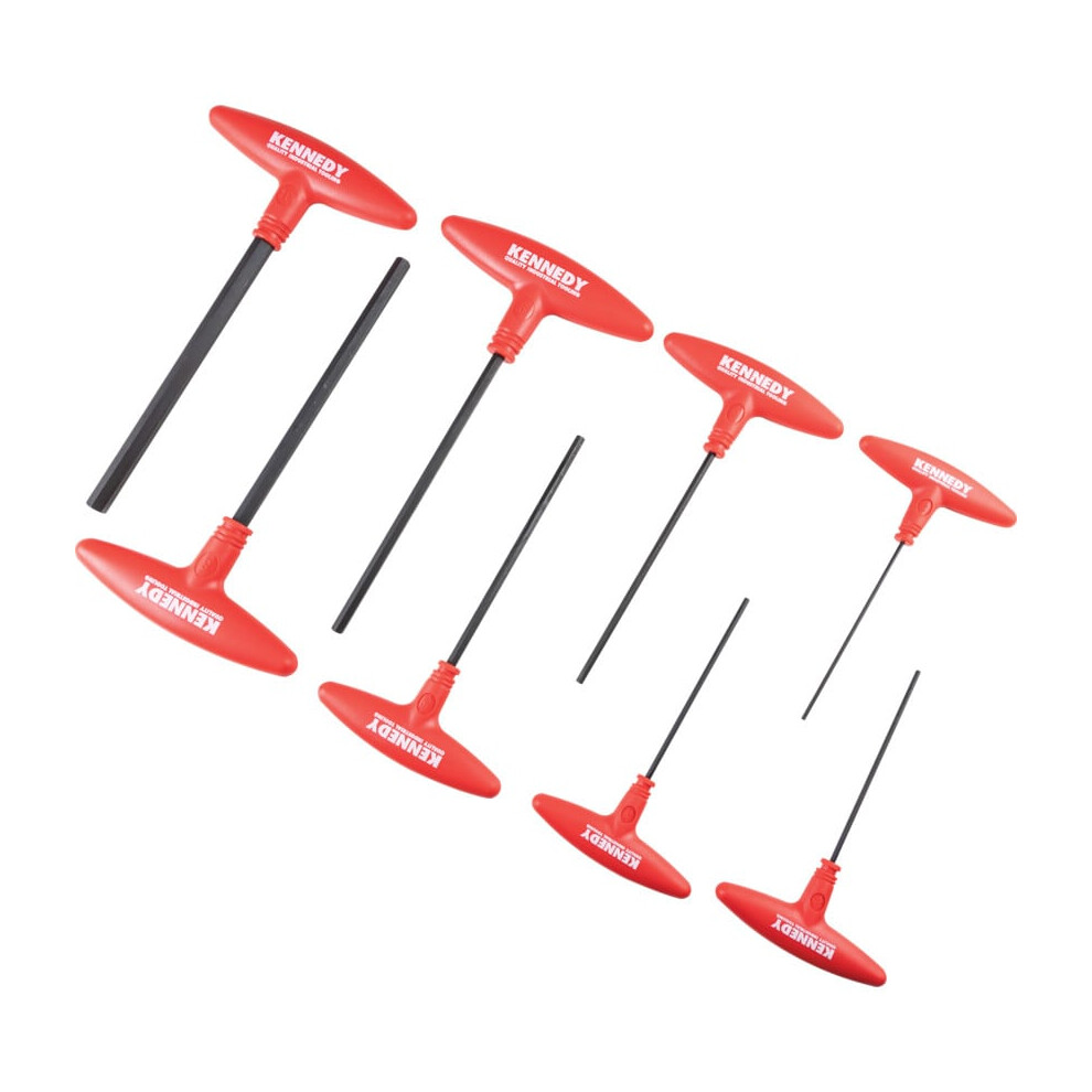 Metric T-Handle Hexagon Driver Set (8 Piece)