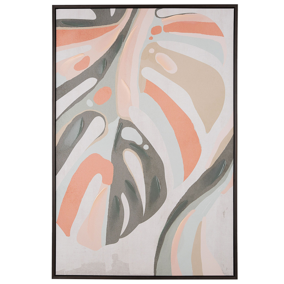 Canvas BANZENA Floral Motif 63 x 99 cm Multicolour