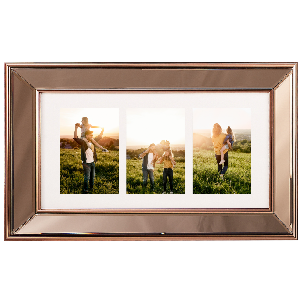 Frame for 3 Photos DABOLA Copper