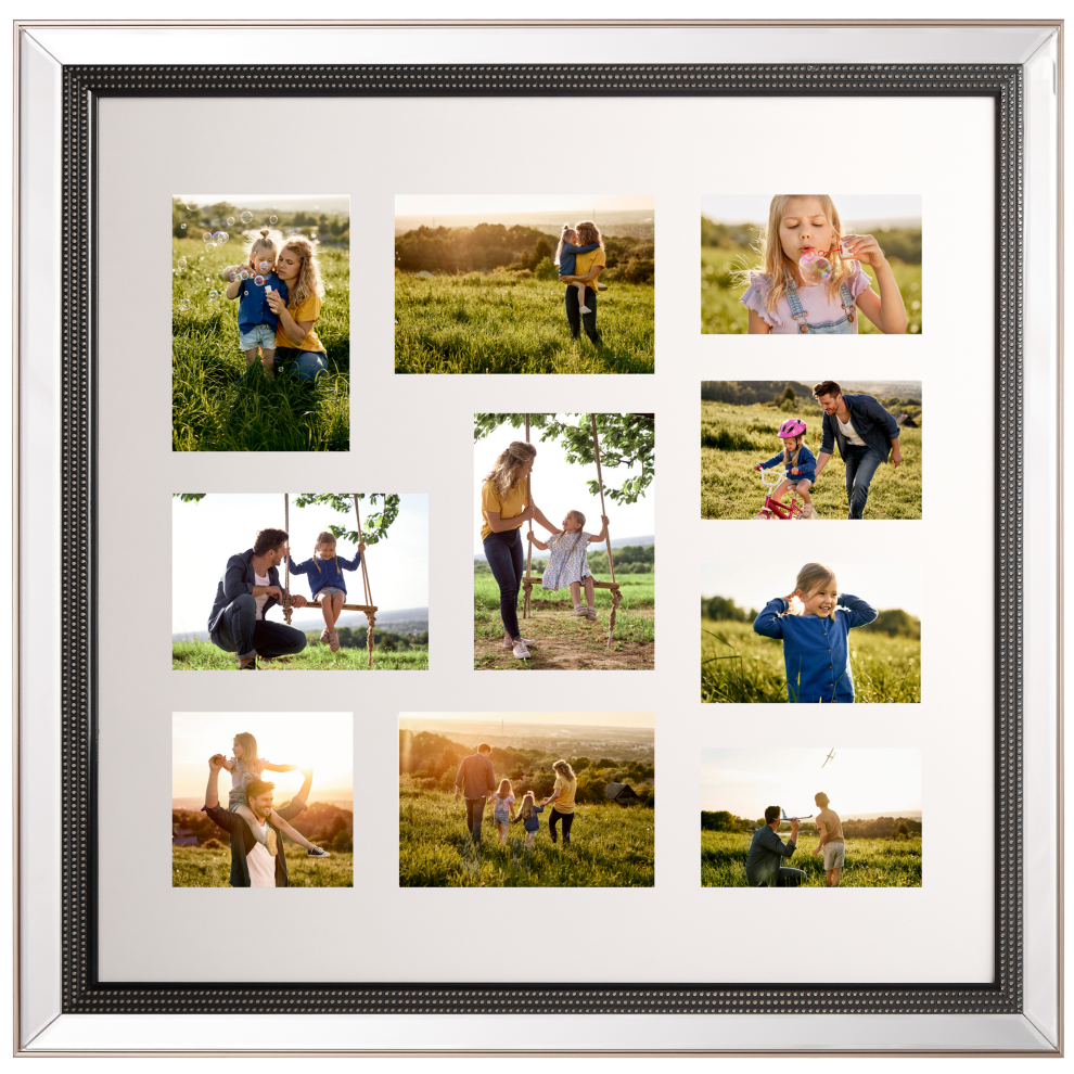 Frame for 10 Photos DALABA Silver