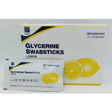 Lemon Glycerin Swabstick 3's box of 25 REF: UNW16225