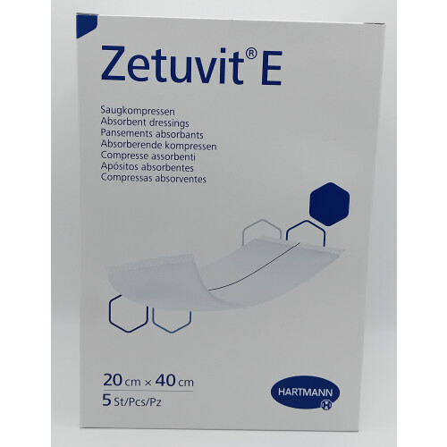 Zetuvit E Sterile 20cm x 40cm Box of 5 - REF: 413786 2