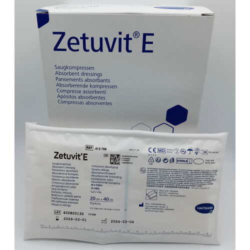 Zetuvit E Sterile 20cm x 40cm Box of 5 - REF: 413786 1