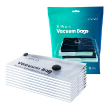 LIVIVO 8 Pack Vacuum Bags 50x70cm