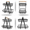 2 Tier Bread Vegetable Fruit Storage Basket Countertop Storage Organisation Rack 2