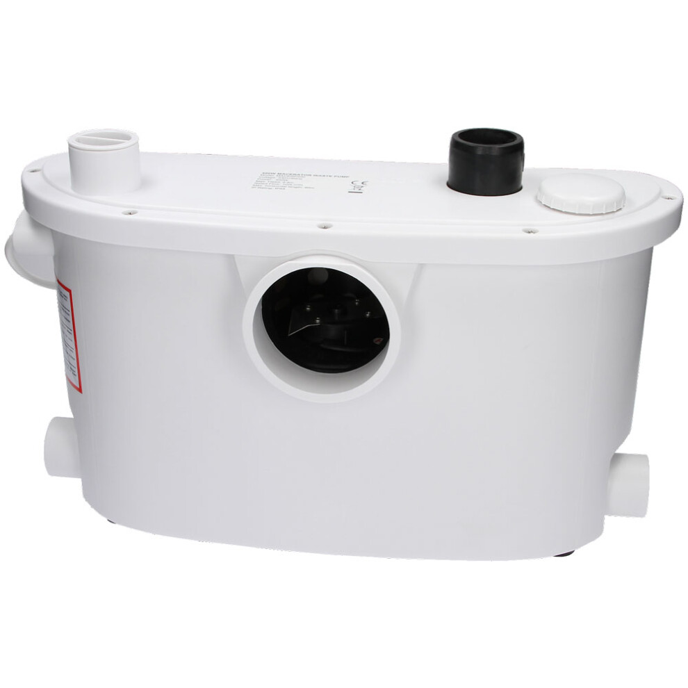 Purefino Macerator Bathroom Basin Toilet Waste Disposal Pump 4 Inlets