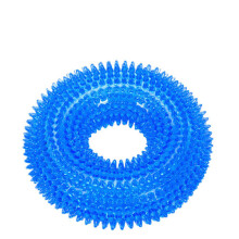 (Blue) Dog Toy Bite Sounding Toy Stab Ball Tooth Molar