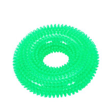 (Green) Dog Toy Bite Sounding Toy Stab Ball Tooth Molar