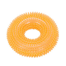 (Orange) Dog Toy Bite Sounding Toy Stab Ball Tooth Molar