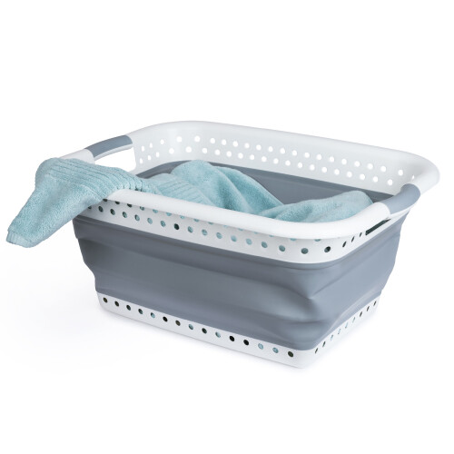 LIVIVO LIVIVO Collapsible Laundry Basket - Grey
