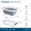 LIVIVO LIVIVO Collapsible Laundry Basket - Grey 5