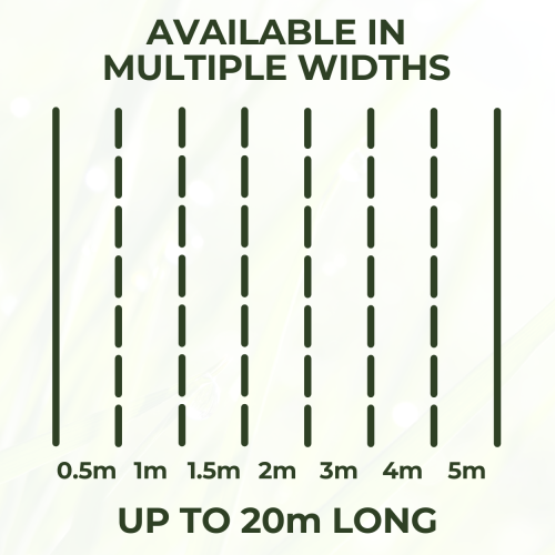 (4m, 4m) 40mm Artificial Grass- Realistic Looking Lawn Turf 2