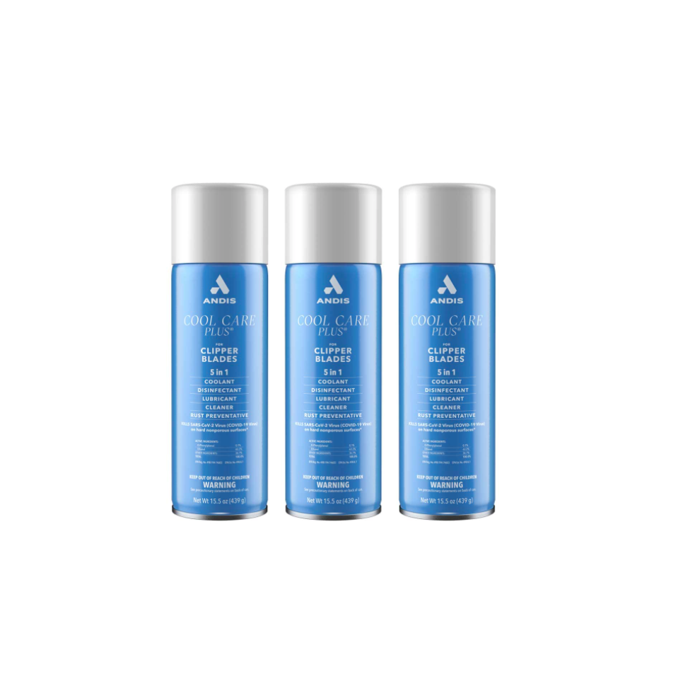 Andis Cool Care Plus Cleaner Spray For Clipper Cool care 5 In 1- 3Pcs