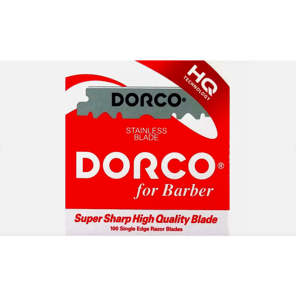 Dorco Stainless Steel Single Edge Razor Blades HST300-1P | 100 Blades