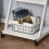 Homcom HOMCOM Movable Computer Desk with 4 Moving Wheels Sliding Keyboard Tray White 7
