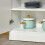 Homcom HOMCOM Modern Kitchen Cupboard, Storage Cabinet with Adjustable Shelves, White 3