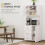 Homcom HOMCOM Kitchen Storage Cabinet Wooden Cupboard Organiser, White 2