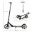 Homcom HOMCOM Foldable Kick Scooter for Kids w/ Adjustable Height, Break, Big Wheels 2