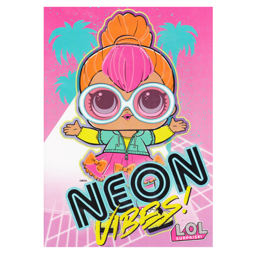 L.o.l. Surprise! Lol Surprise Neon Vibes Colouring Book Activity Pad 32 Pages A4 Size