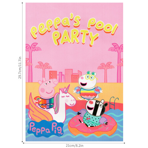 Peppa Pig Peppa Pig Pool Party Colouring Book Activity Pad 32 Pages A4 Size 1