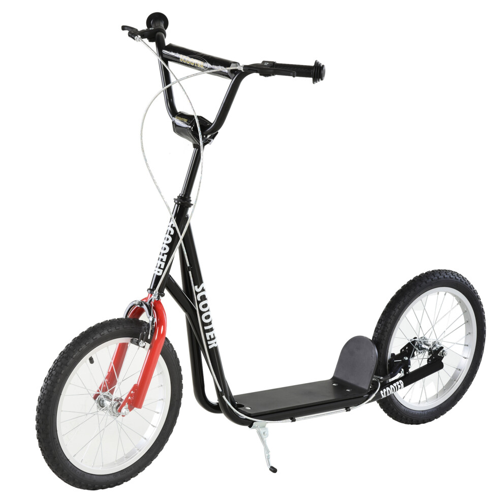 90-96cm Kick Scooter With Adjustable Handlebar Inflatable Wheels Brakes