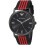 Armani ARMANI AR11015 MENS WATCH BLACK RED STRAP BLACK DIAL BLACK CASE 3