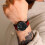 Armani ARMANI AR11015 MENS WATCH BLACK RED STRAP BLACK DIAL BLACK CASE 7