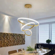 (dining hanging gold 120W) Hall Chandelier Modern Simple Starry Sky Nordic Bar Lamps