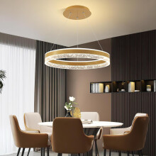 (luminous gold 100w) Hall Chandelier Modern Simple Starry Sky Nordic Bar Lamps