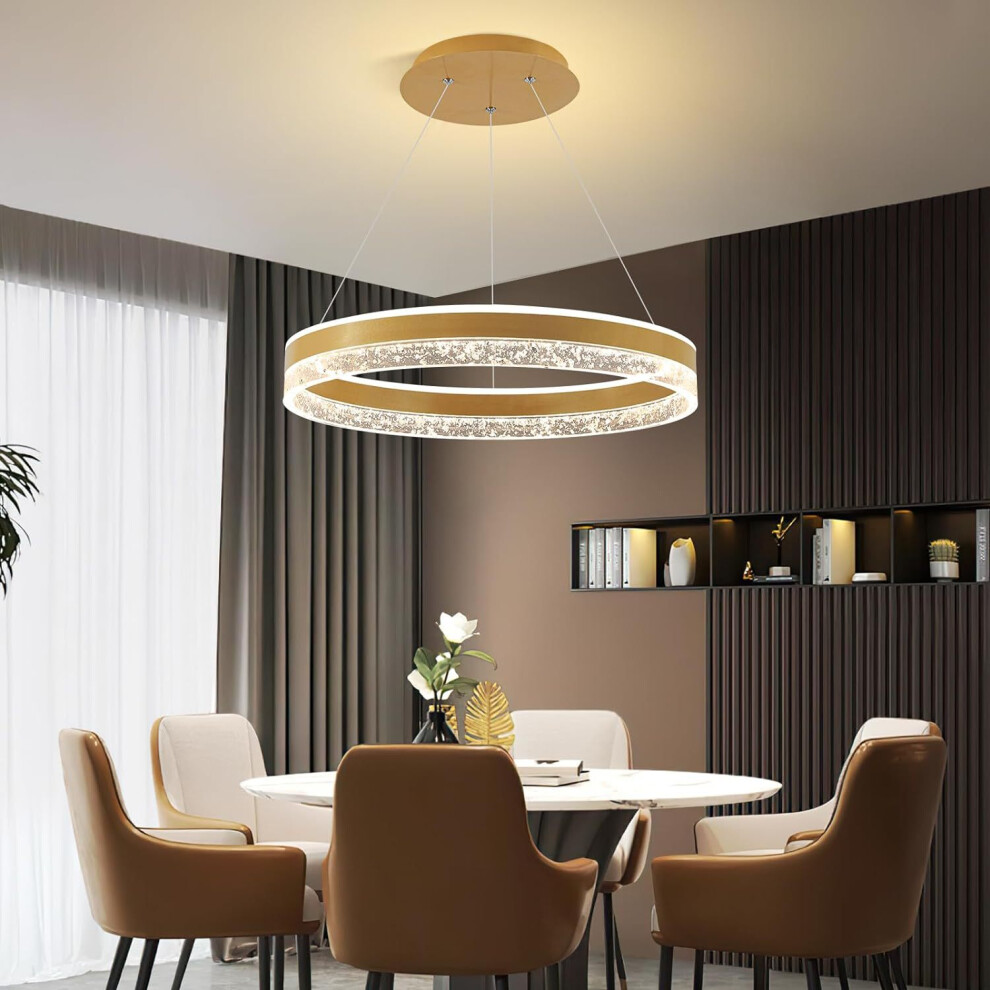 (luminous gold 100w) Hall Chandelier Modern Simple Starry Sky Nordic Bar Lamps