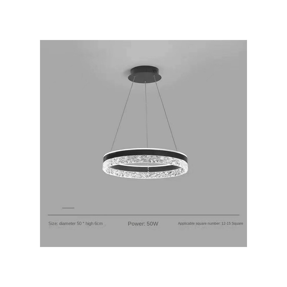 Srj Star (Luminous 100W) Hall Chandelier Modern Simple Starry Sky Nordic Bar Lamps Black
