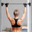 SPORTNOW Pull Up Bar Doorway, 75-92cm Length Adjustable, Max Load 200kg 7