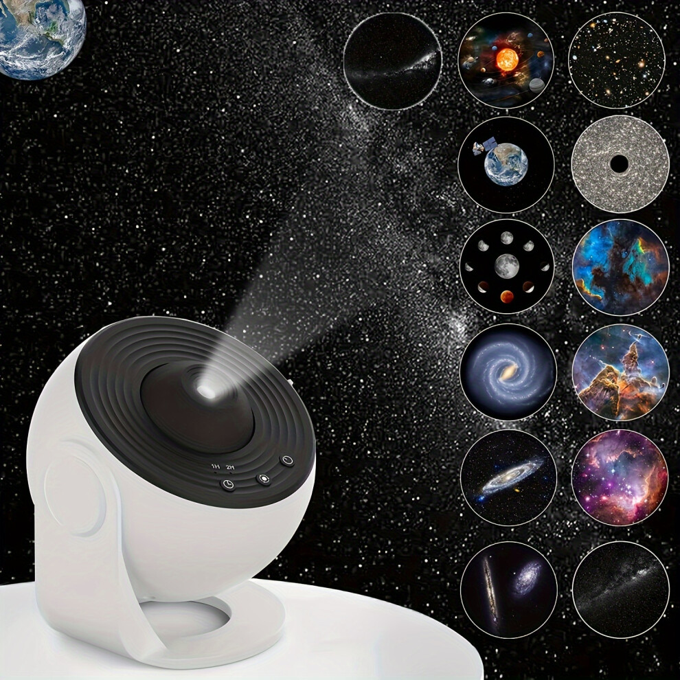Closkye () Star Projector Led Lights For Bedroom Night Planetarium Projector Night White/Light