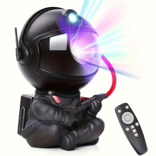 (Black Guitar) Galaxy Starry Sky Projector LED Night Light, Astronaut Lamp Star Light