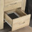 Homcom HOMCOM 2 Drawer Boxy Bedside Table w/ Handles Elevated Base Oak Brown 6