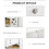Homcom HOMCOM Console Table Side Desk Shelves Drawers Open Top X Support Hallway White 5