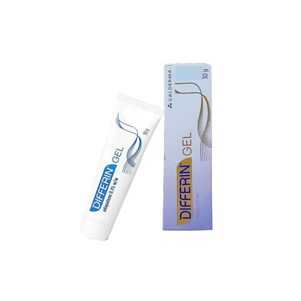 Differin Adapalene 0.1% Gel 30g |Strength Retinoid Acne Treatment|Restore Skin Texture & Color|Anti-pimple Cream|Smooth & Clarifying Skin