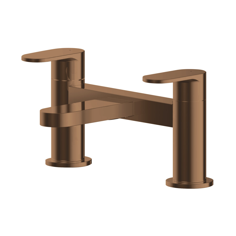 Current Round Deck Mounted Bath Filler Tap - Brushed Bronze - Balterley