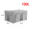 Living And Home (100L) Metal Frame Fabric Storage Box with Window 7