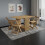 Mercers Furniture Corona Butterfly Dining Set Folding Table & 4 Chairs Drop Leaf 1