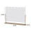 Living And Home Hollywood Vanity LED Lighted Makeup Mirror 6