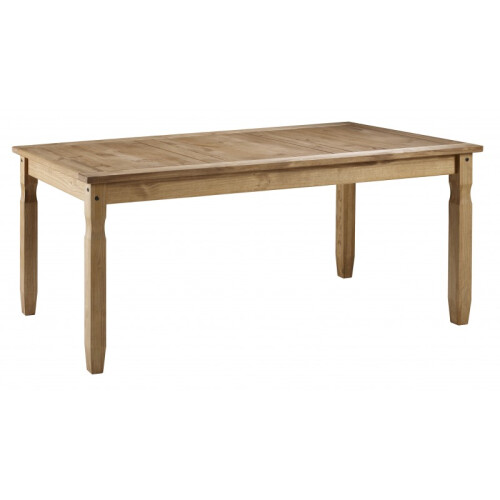 Mercers Furniture Corona 6'0" Dining Table & 6 Chairs Set Solid Wood Mexican Pine 2