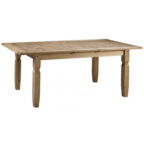 Mercers Furniture Corona Large Extending Dining Table & 6 Chairs Set Solid Wood Mexican Pine Wooden 2