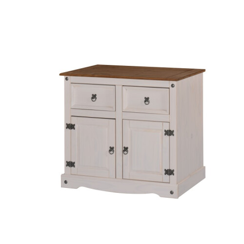 Mercers Furniture Corona White 2 Door Sideboard 1