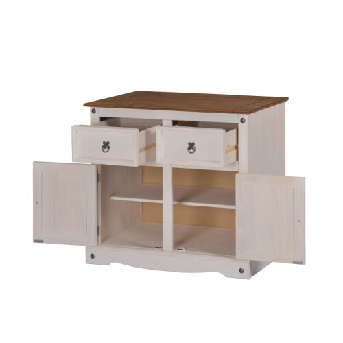 Mercers Furniture Corona White 2 Door Sideboard 2
