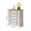 Mercers Furniture Corona White Small 5 Drawer Chest 2