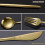 Stainless steel knife and fork 30pcs tableware set gold 6