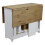 Mercers Furniture Corona White Butterfly Dining Set Drop Leaf Pine Wooden 4