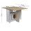 Mercers Furniture Corona White Butterfly Dining Set Drop Leaf Pine Wooden 8