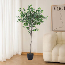 150cm Artificial Ficus Tree Decorative Plant in Planter